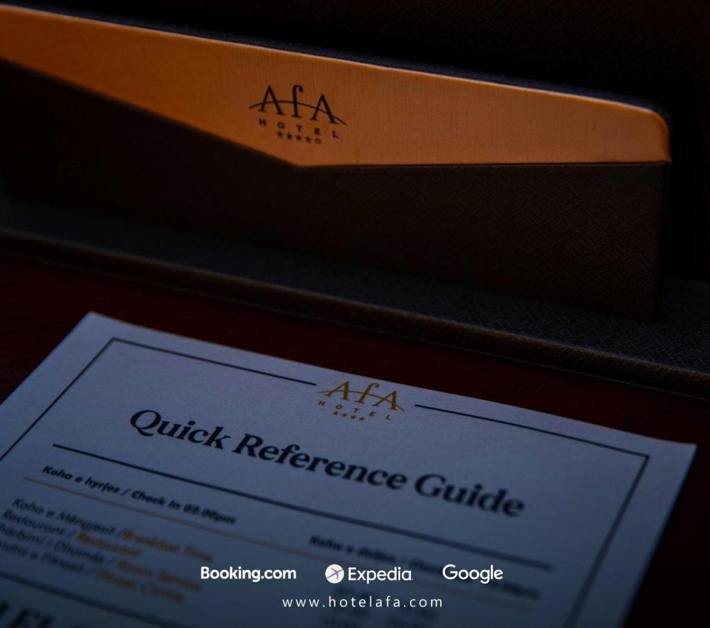 Hotel Afa Приштина Экстерьер фото